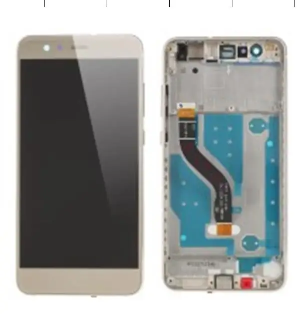 Замена ЖК экрана и дигитайзера с передним корпусом для Huawei P10 Lite