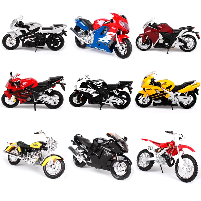 Maisto 1:18 Scale Motorcycle Toy Alloy Motorbike VFR CBR600RR CRF450R Collectible Model Toys Cars Gift