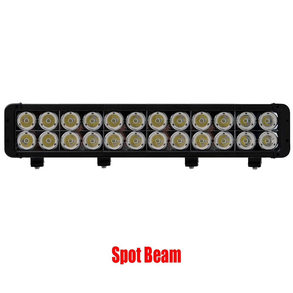 Spot Beam Супер яркий 240 Вт Светодиодный светильник 2" дюймовый комбинированный луч 12 в светодиодный рабочий светильник для внедорожников светодиодный светильник s для грузовика автомобиля 4x4 SUV ATV x1pc - Цвет: Spot Beam