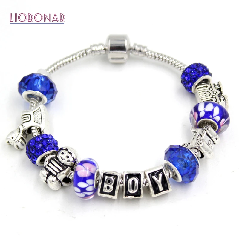 6 шт. браслет в европейском стиле для мальчиков|bracelet mom|boys braceletpulseras bijoux |