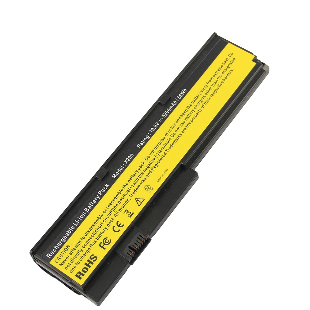 Аккумулятор для ноутбука IBM 7800 мАч ThinkPad X200 Series X200S X201 X201S 42T4534 42T4535 43R9254 43R9253 42T4536 42T4537