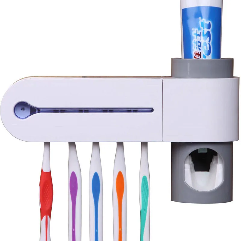 1 Set Dental UV Ultraviolet Toothbrush Sanitizer Sterilizer Cleaner Storage Holder bathrooom tooth brush sterilize rack shelf | Дом и сад