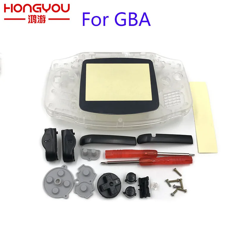 Чехол для GBA сменный прозрачный чехол с полным корпусом Nintendo Game Boy Advance |