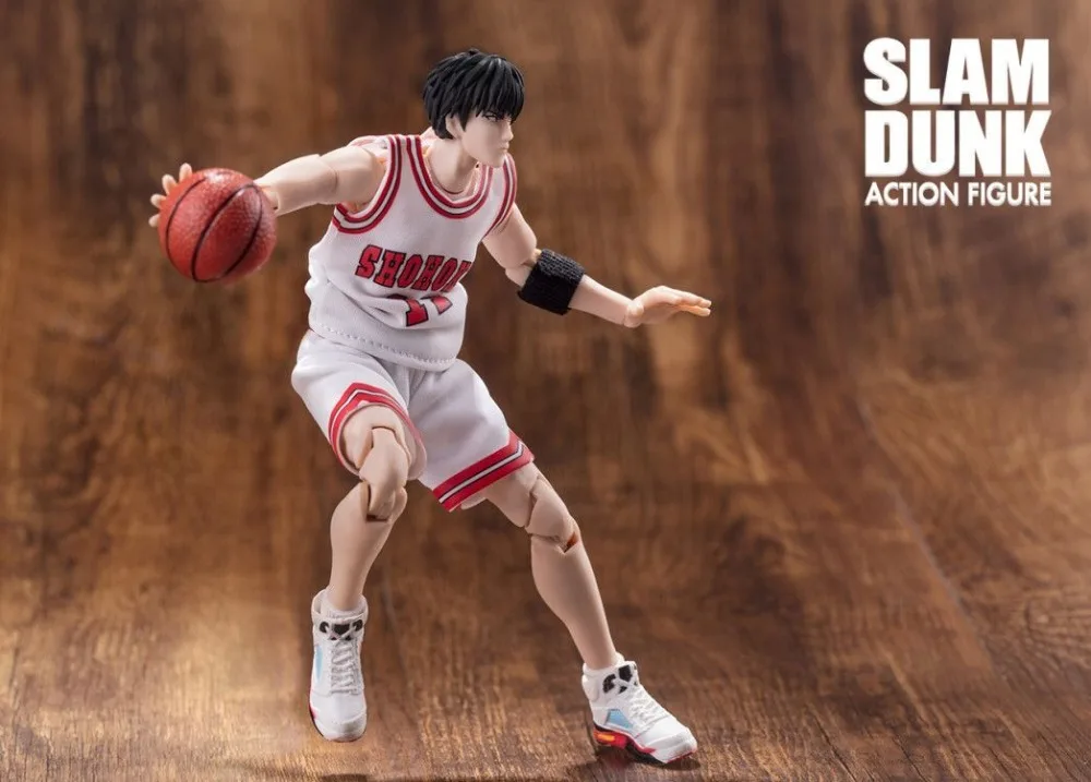 Dasin GT Модель 6 дюймов фигурка аниме Slam Dunk Shohoku Rukawa Kaede white ND033 | Игрушки и хобби