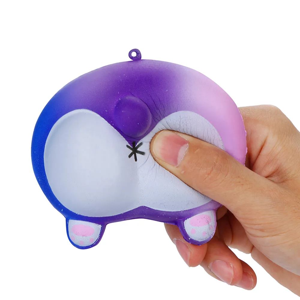 Рождественские сжимаемые игрушки для снятия стресса Kawaii Jumbo Cokey Butt Slow Rising Cream