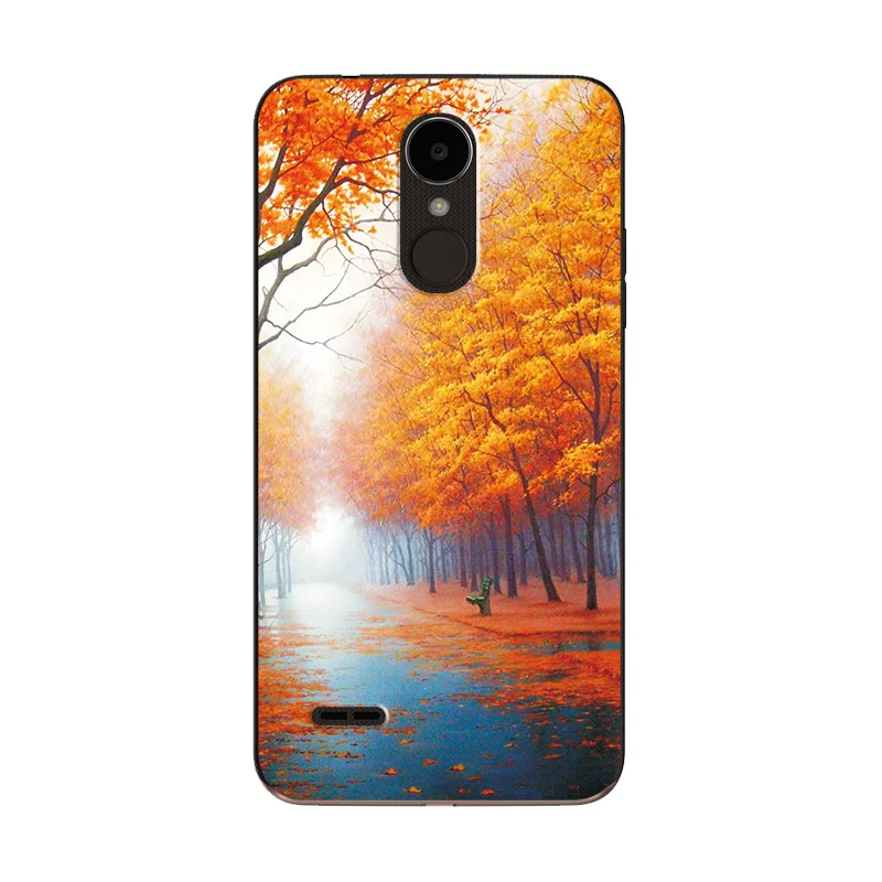 W77 Чехол для LG K7 2017X230, чехол LG-X230, 5,0 дюймов, силиконовый мягкий чехол из ТПУ с сердцем для LG K 4, Чехлы, оболочка, чехол, Fundas - Цвет: W77