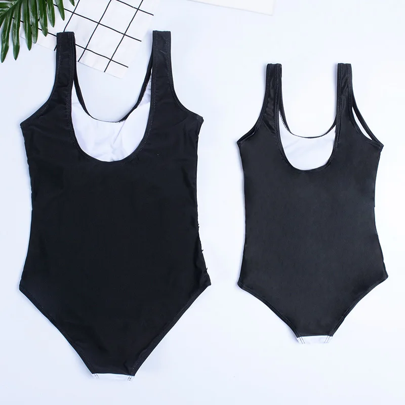 2019 одинаковые купальники для всей семьи мамы и дочки женщин детей девочек с 3d