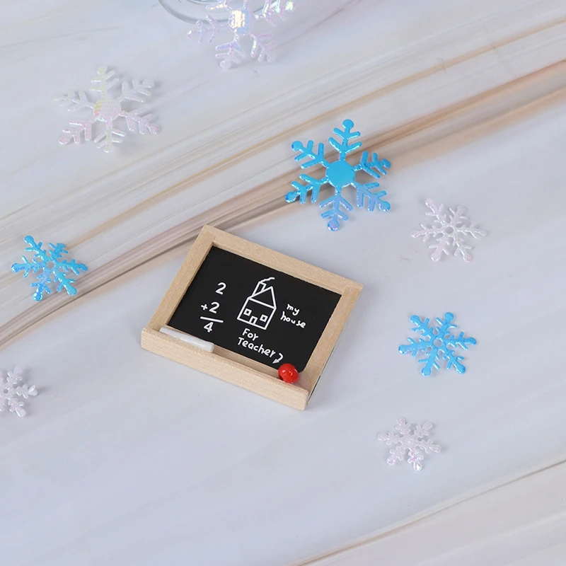 

1:12 Wooden Mini Chalkboard Model Dollhouse Miniatures Accessories DIY Children's Room Accessories Small Blackboard