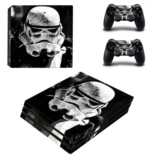 YSP4P-0192 Звездные войны Дарт Вейдер PS4 про кожу Стикеры наклейка для Игровые приставки 4 консоли и 2 контроллера PS4 про кожу Стикеры винил аксессуар - Цвет: YSP4P-0192
