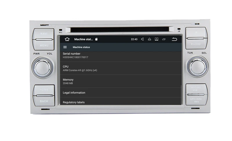 2 din Android 7,1 автомобильный DVD gps для Ford Focus Kuga транзит Wifi 3g gps Bluetooth Радио RDS SD руль Ctrol