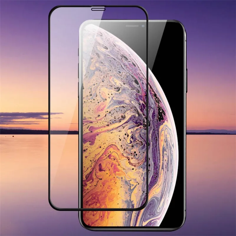 Роскошное 6D стекло для iPhone XR тонкая защита экрана закаленное xr полное покрытие