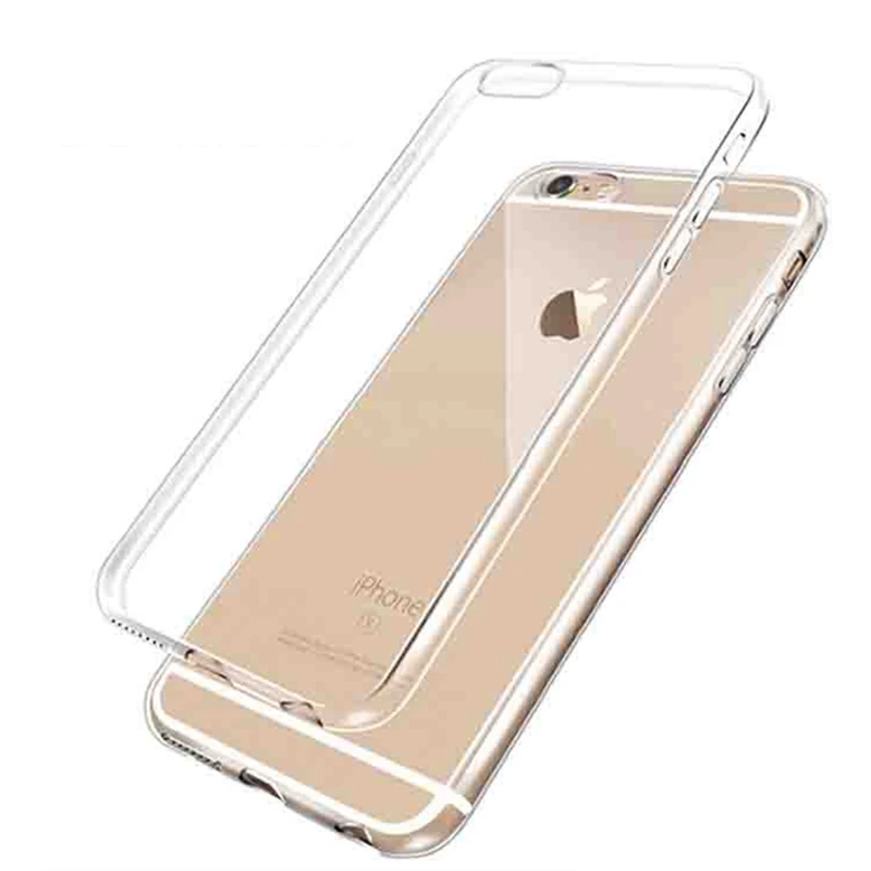 Ультра тонкий легкий прозрачный мягкий чехол из ТПУ с принтом &quotдля iPhone 5 5S 6 Plus 6S
