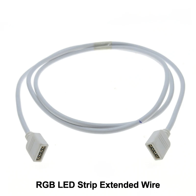 RGB Светодиодная лента 4 контакта 1 метр фоторазъем.|wire fuse|connector tncconnector |