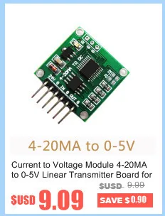 0-2,5 в/0-3,3 В/0-5 В/0-10 В/0-15 в до 4-20 мА DC12V-24V линейное преобразование напряжения в модуль передатчика сигнала регулируемый ток