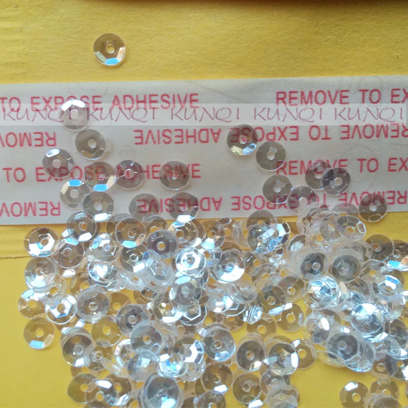 Круглая прозрачная пайетка 30 г (5000 шт.)/50 4 мм|transparent sequins|sequins sewinggarment accessories |