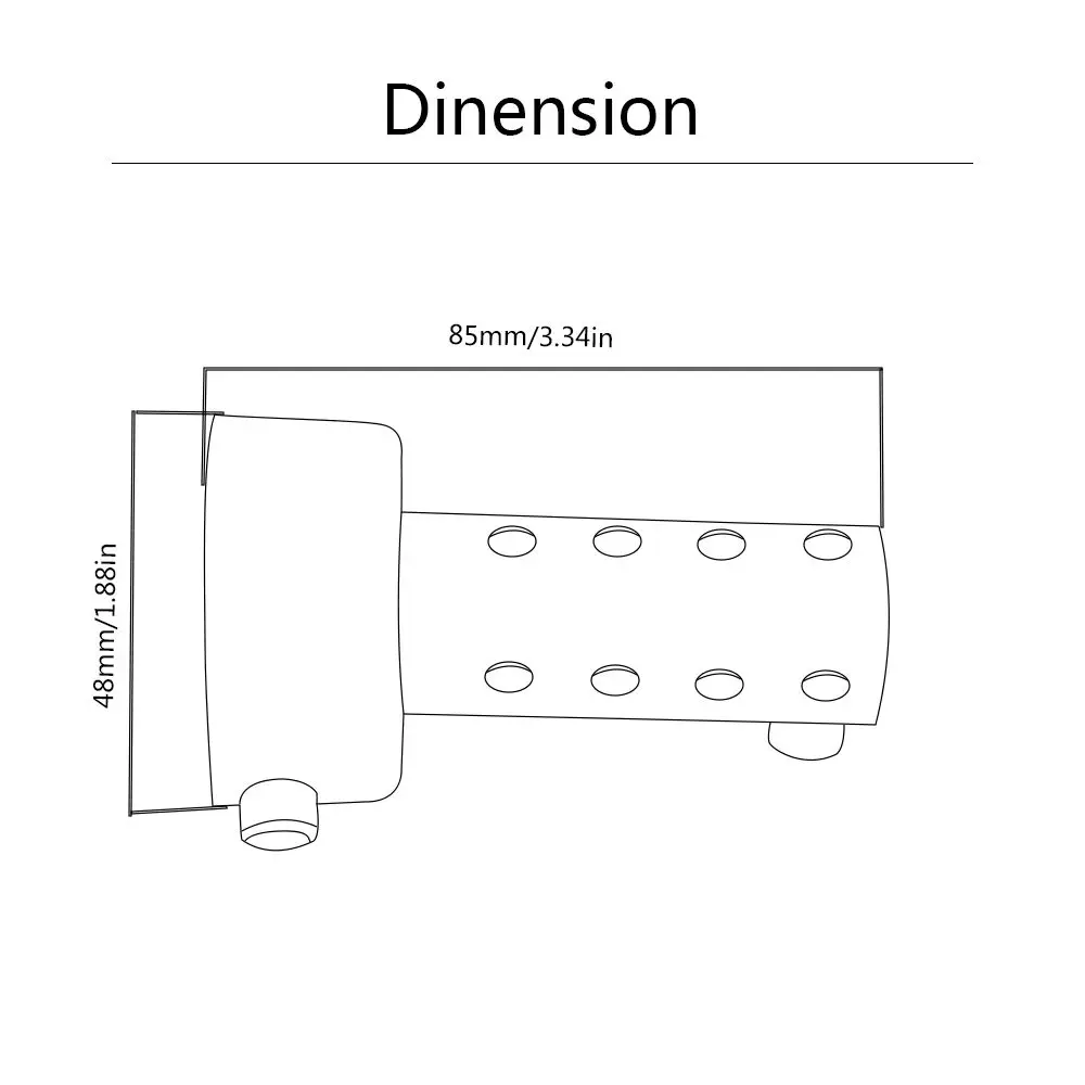 Глушитель выхлопной трубы глушитель для HONDA CB1000R CBR125 CBR250 CB400 CB600 | Автомобили и