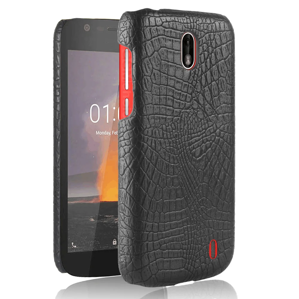 Чехол из крокодиловой кожи для NoKia 1 Роскошный чехол с рисунком противоударный