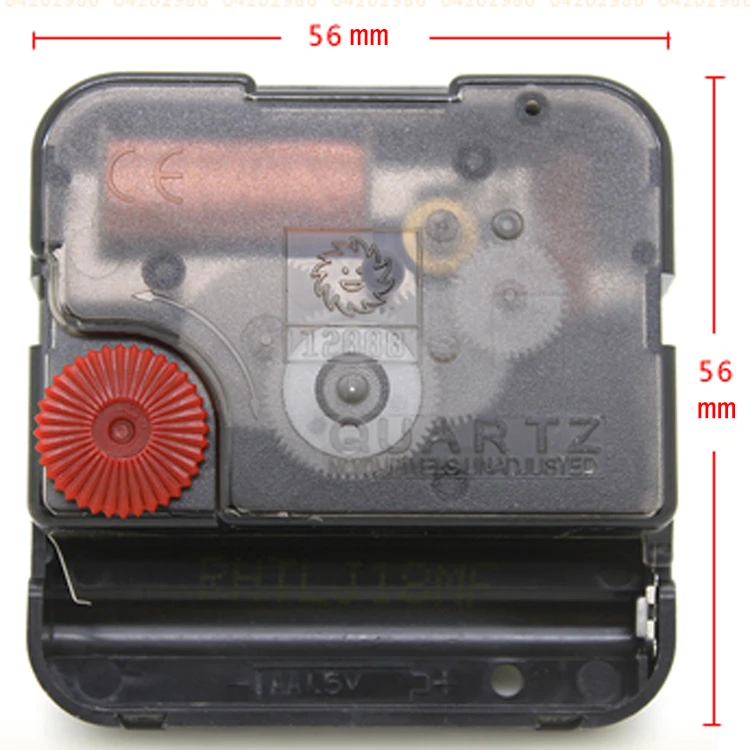 

Mute 12888 Clock Accessory 23.5mm Axis Length Quartz Movement 6mm Black Screw DIY Clock Plastic Sweep Movement With Clock Hand