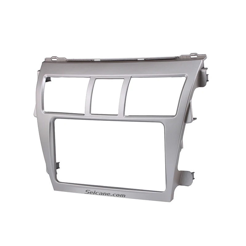 Seicane Car Radio Frame for 2008 Toyota Vios Refitting Kits Fabulous 202*102mm Double Din Fascia Cover Trim DVD panel No gap | Автомобили