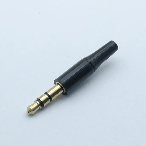 14mm 3P Gold Black 10 шт. на выходе 17 мм/14 мм Jack 3,5 мм стерео 3 полюс штекер Джек для DIY гарнитура наушники или используется для ремонта наушники золото/никель плиты - Цвет: 14mm 3P Gold Black