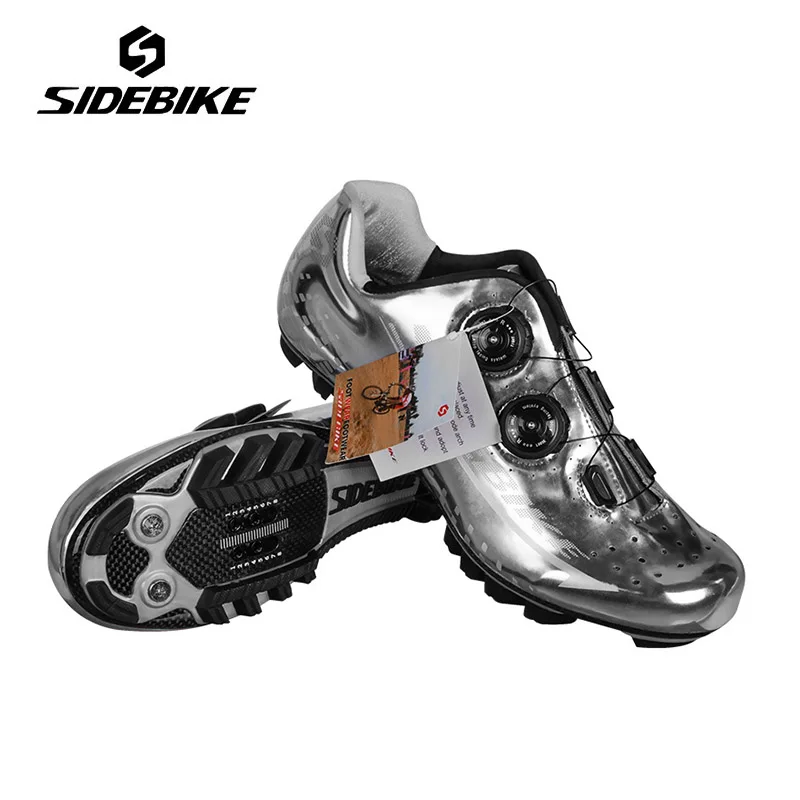 SIDEBIKE/Новинка велосипедные ботинки из углеродного волокна Сверхлегкая обувь для