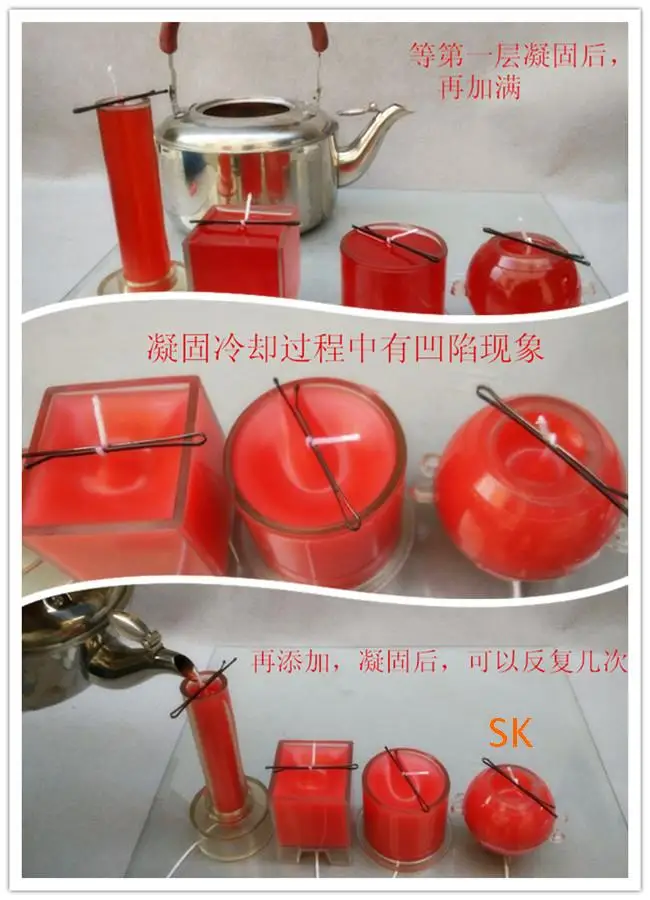 DIY Apple Форма для свечей 6,4*5,9 см