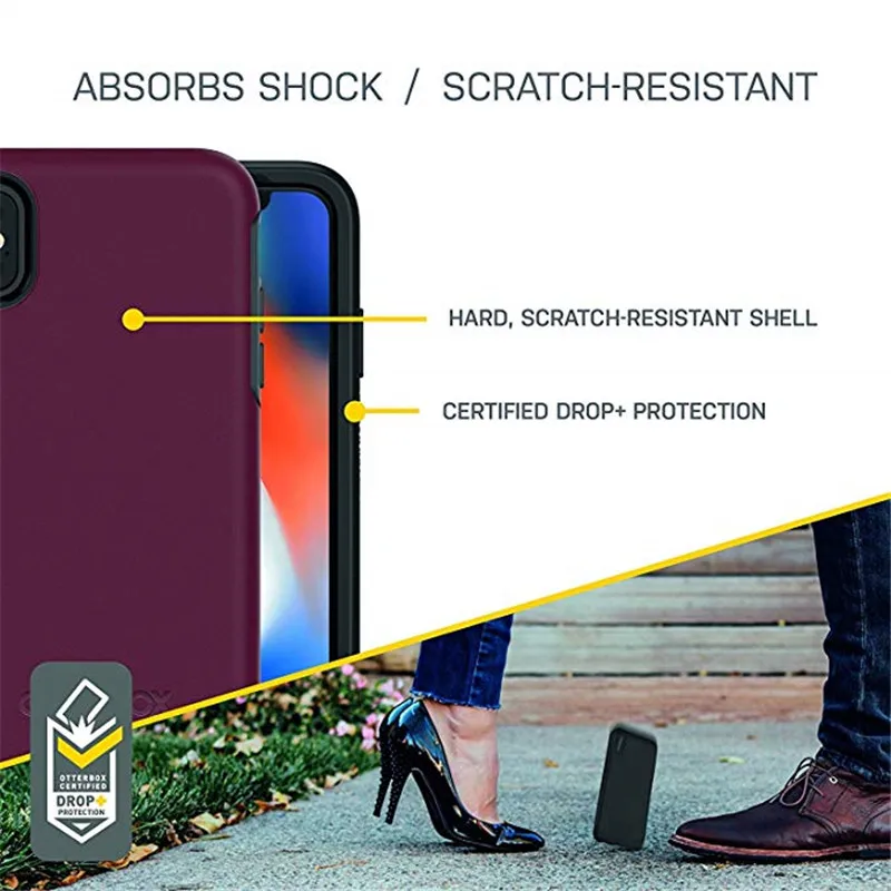 Для серии SYMMETRY чехол для iphone Xs Max Розничная упаковка тонкий, гладкий, стильный, карманный дизайн для iphone XR крышка