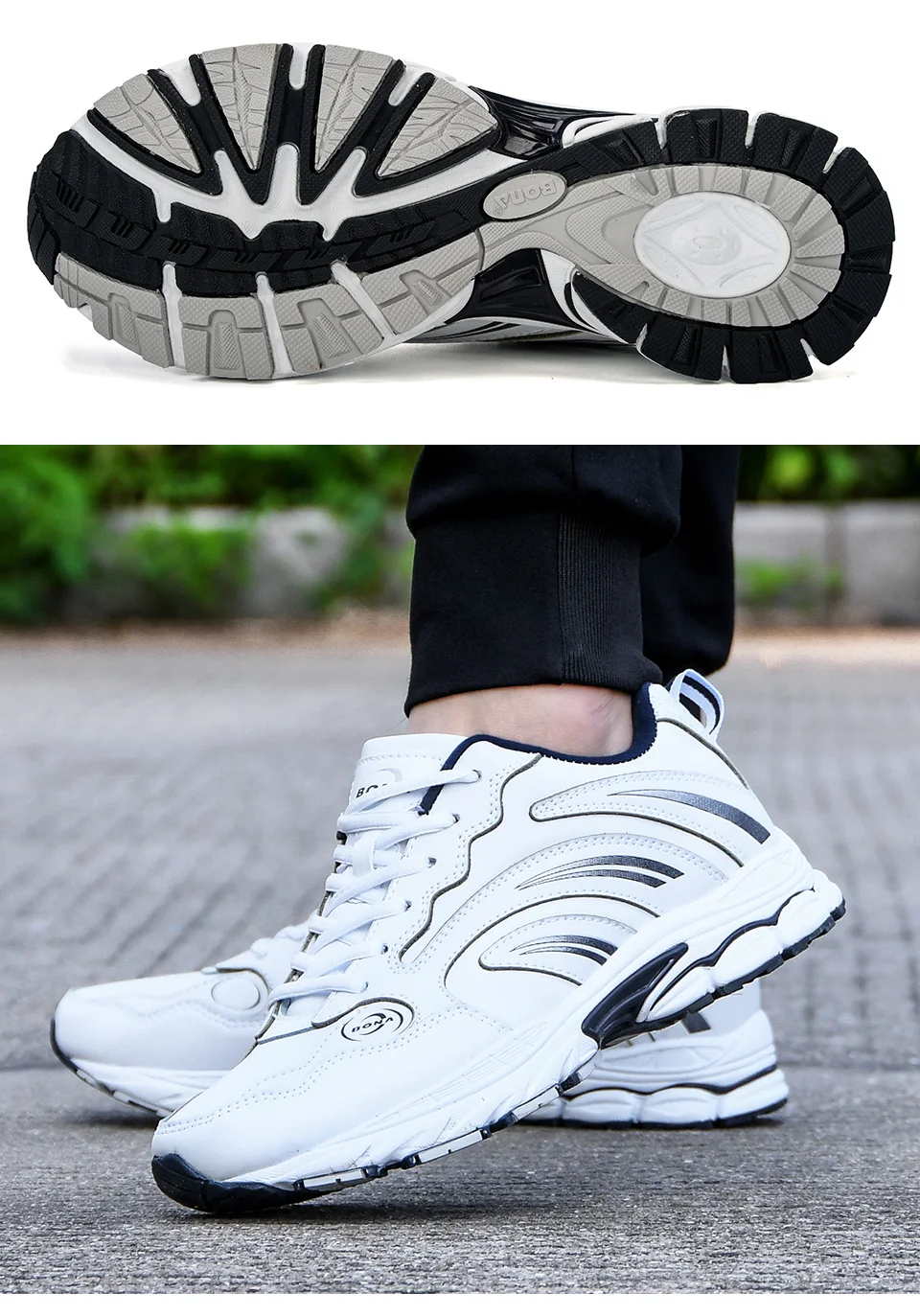 BONA/Новинка года; дизайнерская обувь; chaussure homme; уличная Мужская обувь для бега; спортивные кроссовки; Мужская Спортивная обувь; удобная мужская прогулочная обувь