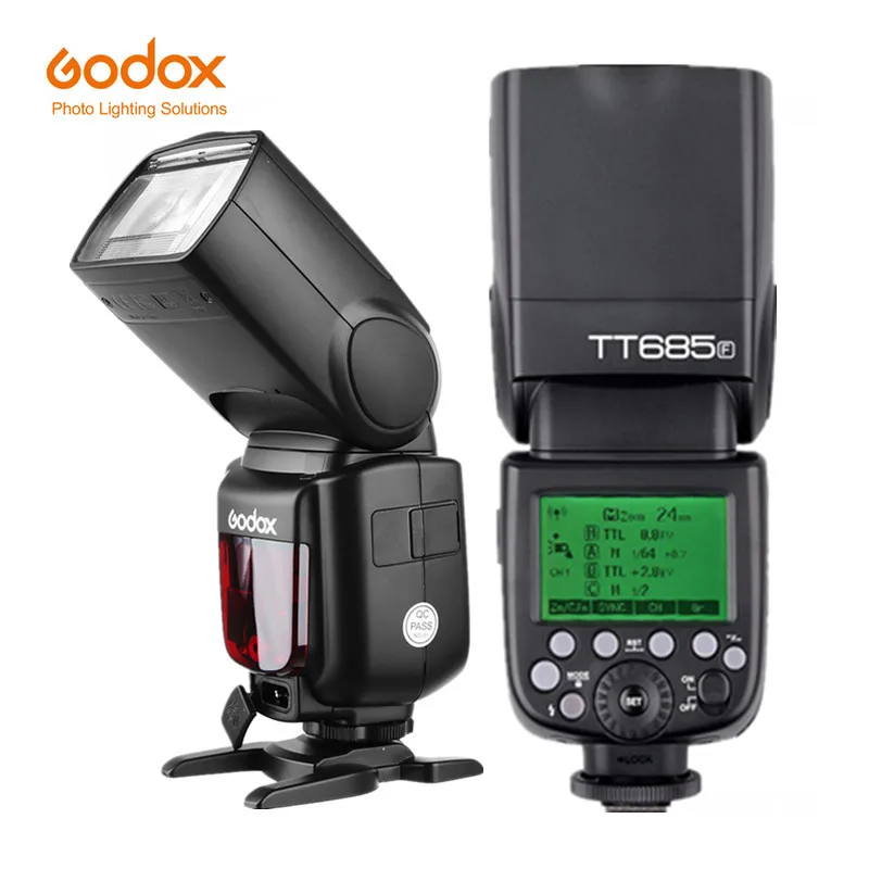 GODOX TT685F GN60 2 4G HSS 1/8000s Беспроводная TTL вспышка Speedlite speedпередатчик XPro-F триггер для