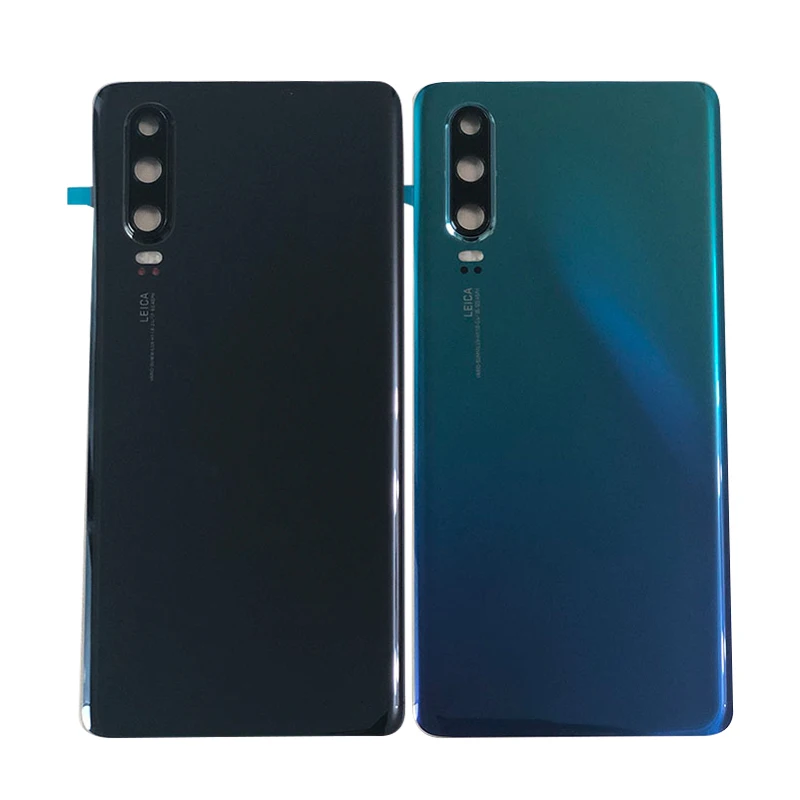 M& Sen для 6," huawei P30, стеклянная задняя крышка для батареи, чехол, корпус+ рамка для камеры со стеклянным объективом+ вспышка+ наклейка