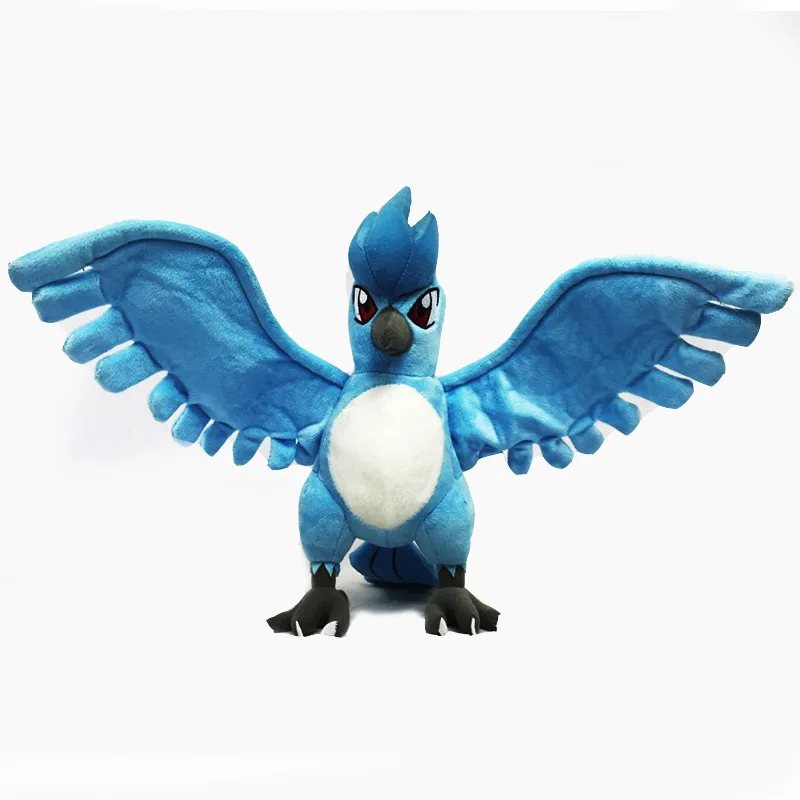 Articuno 2 стиля 22-28 см Articuno Zapdos мягкая плюшевая игрушка pp чучело из хлопка мультфильм Peluche куклы подарок для детей Дети - Цвет: Articuno