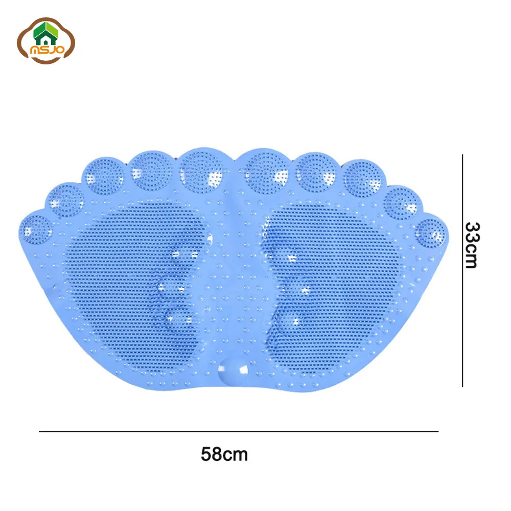 MSJO коврики для ванной детей Противоскользящий душ мини Массажный коврик комнаты
