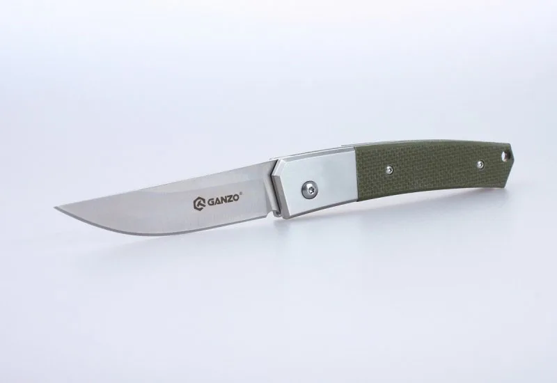 Ganzo G7361 Складной нож 440C Лезвие G10/деревянная ручка Открытый Отдых выживания Дайвинг карманный нож супер военный Топ нож s
