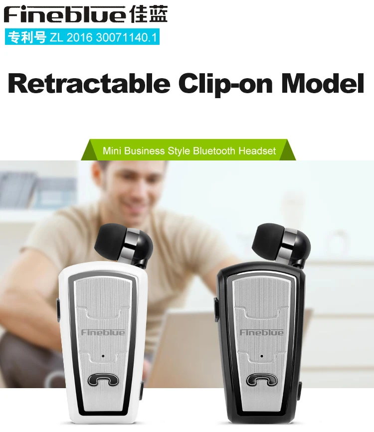 Fineblue FQ-208 Беспроводная гарнитура Bluetooth Hands free наушники с микрофоном 5 время