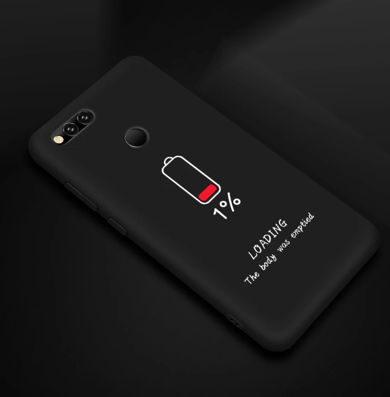 Мягкий силиконовый чехол для huawei Honor 7A Pro 7C 7X, матовый чехол для телефона s для Redmi 5 Plus 5A 6 6A Go, тонкий черный чехол - Цвет: 02