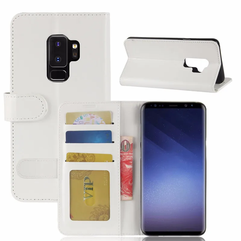 Кожаный чехол для samsung galaxy s9 plus s8 s7 s6 edge s5 s4 s3 флип-кошелек блестящие чехлы на