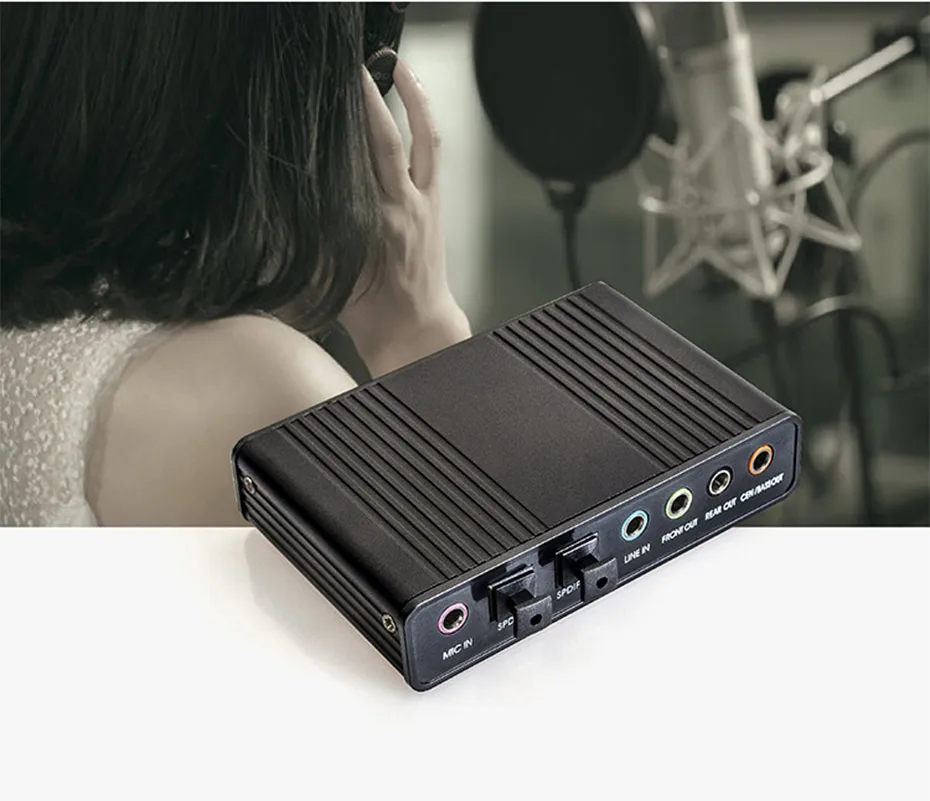 USB 2,0 Звуковая карта USB 5,1 Ch Оптический контроллер Аудио Звуковая карта адаптер внешняя звуковая карта для микрофона ПК компьютер Ноутбук