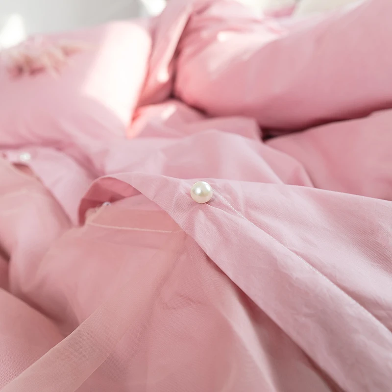 Роскошный набор постельных принадлежностей для девочек из египетского хлопка с