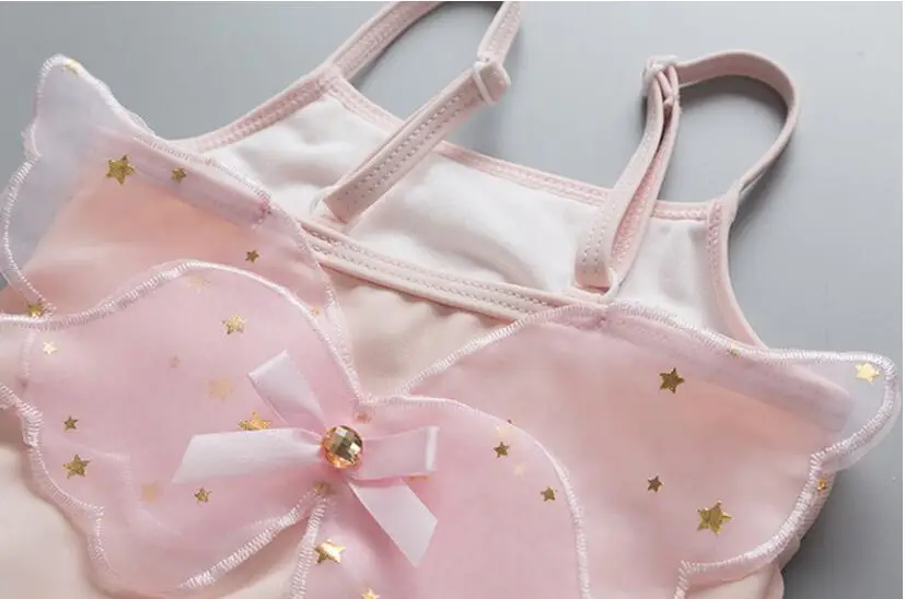 Новая детская летняя мода Mesh крыла купальники в шляпе детские дети милые плавать