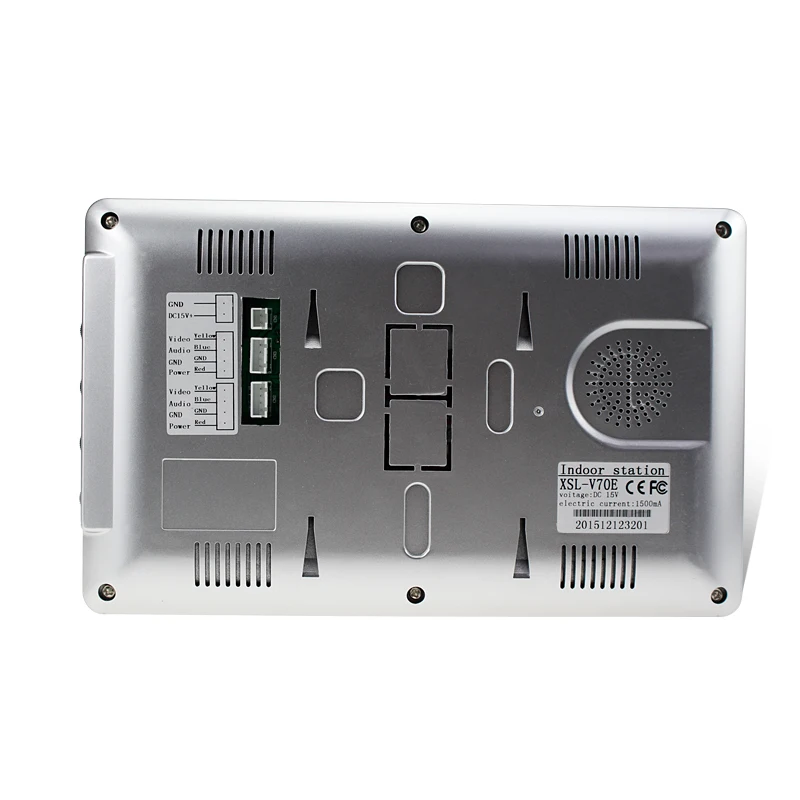 7 дюймовый TFT цветной видеодомофон видео монитор экран Внутренняя станция без ИК