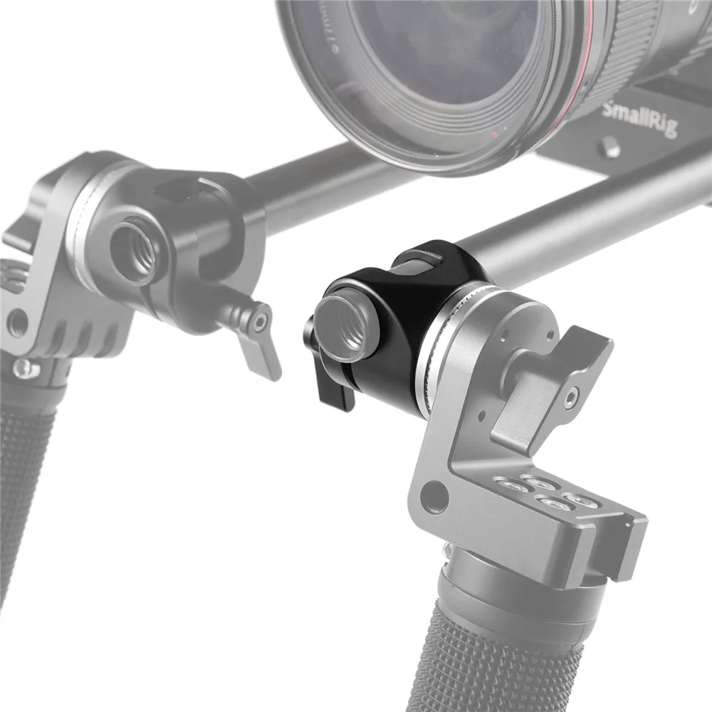 SmallRig 15 мм зажим стержня с Крепление Arri rosette для универсальной камеры 15 мм рельсовая система поддержки/удлинитель/Поддержка EVF-1686