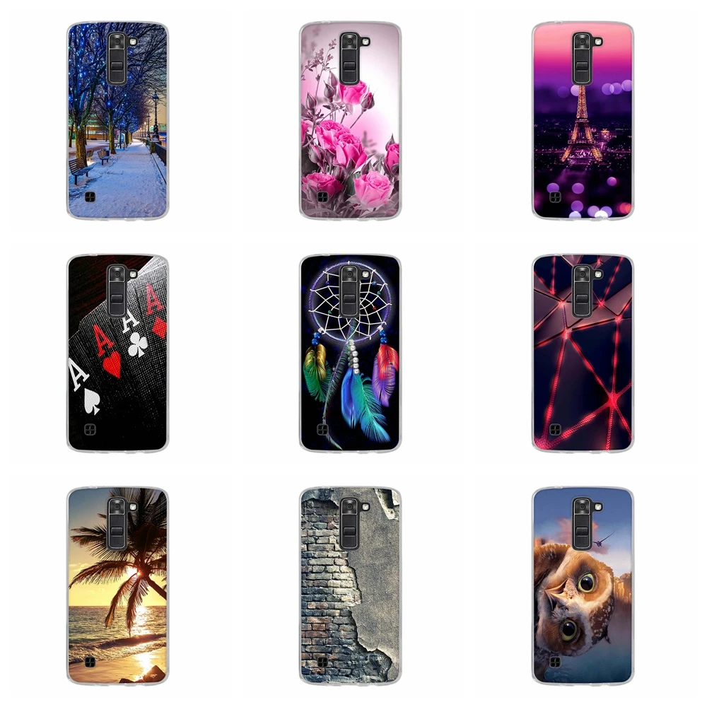 Чехол для LG K7 чехол Мягкая силиконовая задняя крышка для LG K7 X210ds X210 ds Tribute 5 LS675 MS330 LG-X210ds M1 LG-K7 5," чехол для телефона чехол s