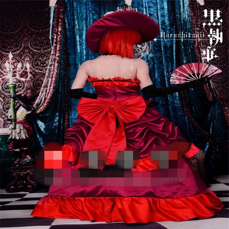 Женский костюм для косплея аниме черное платье | Тематическая одежда и униформа