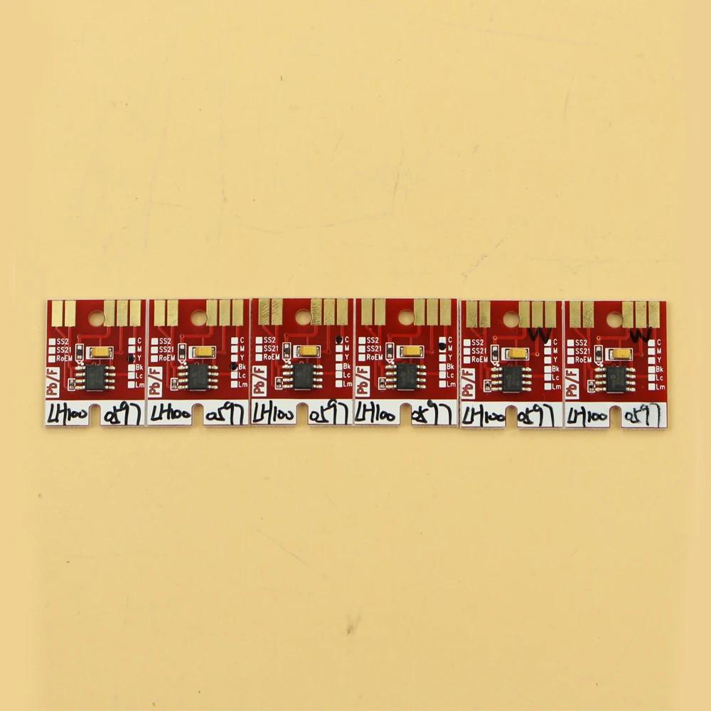 6 шт./компл. Постоянный чип для Mimaki UJF-3042 UJF-6042 spc 0659 принтер LH-100 УФ-чип BK C M Y WH