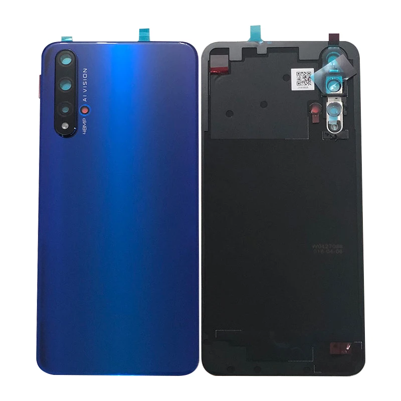 M& Sen для 6,2" huawei Honor 20 3D стеклянная задняя крышка для батареи чехол+ рамка для камеры+ стеклянный объектив+ вспышка+ наклейка 3M для Honor 20