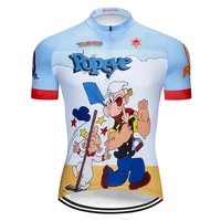 2018 summer racing sport popeye popeye clothing bike jersey tops cycling wear short sleeves maillot ropa ciclismo