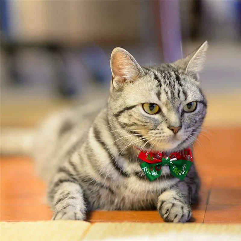 Ограниченная Multi Вышивка Крестом Картины Pet лук галстук воротник со снежинками Вышивка Крестом Картины для Рождество щенок Товары для собак Товары для кошек поставка партии