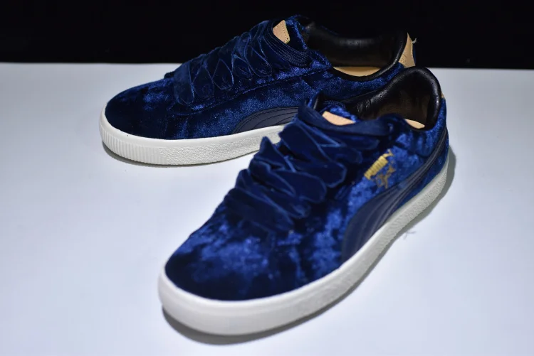 2018New стиль 2017 PUMA женские Клайд х сливочное масло EXTRA Нью-Йорк король бархат