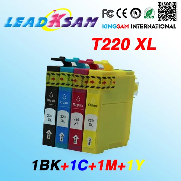 4x совместимый картридж с чернилами для T220 220XL 2201 XP-424 XP320 XP420 XP424 XP 320 420 424 |