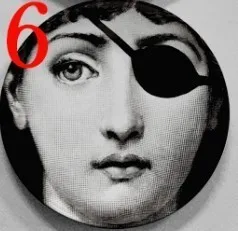 Горячая rosenthal Piero fornasetti тарелки Красивые иллюстрации подвесные декоративные ремесленные блюда для дома/отеля/бара фоновое украшение тарелка - Цвет: 24